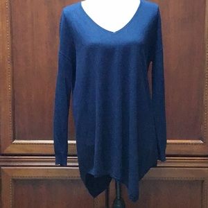 Joie navy v neck cashmere blend sweater